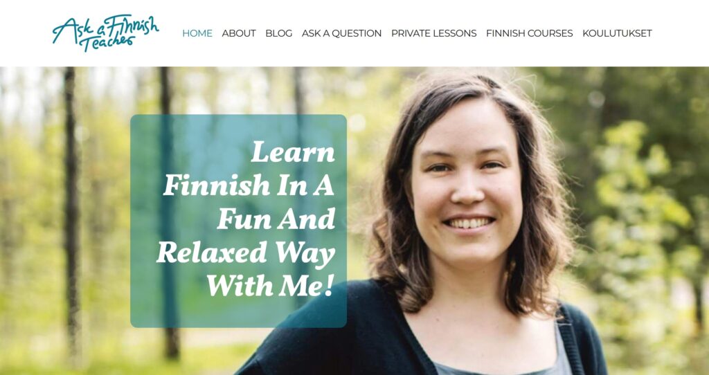 Screenshot from the site